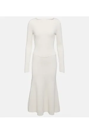 Victoria Beckham Midikleid aus einem Wollgemisch