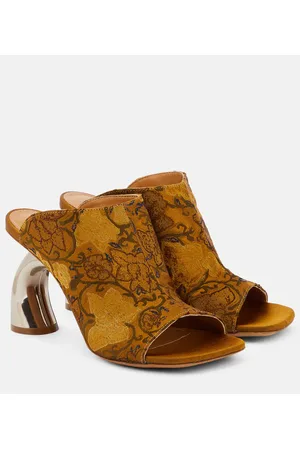 DRIES VAN NOTEN Pantoletten aus Jacquard