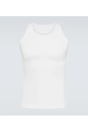 Maison Margiela Top aus Baumwolle und Seide