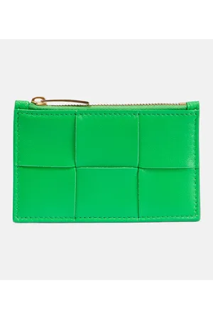 Bottega Veneta Münzetui Intreccio aus Leder