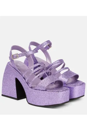 NODALETO Plateausandalen Bulla Chibi mit Glitter