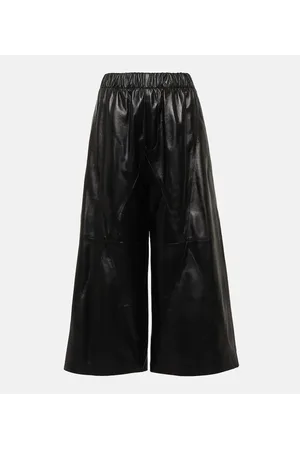 Loewe High-Rise Culottes aus Leder