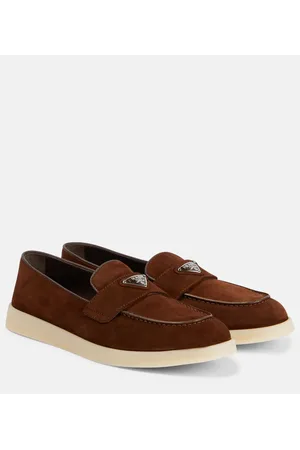 Prada Loafers Saint Tropez aus Veloursleder