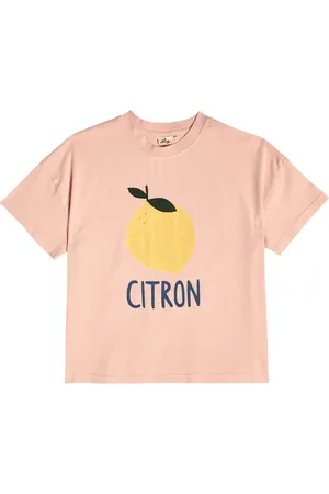 Jelly Mallow Bedrucktes T-Shirt aus Baumwoll-Jersey