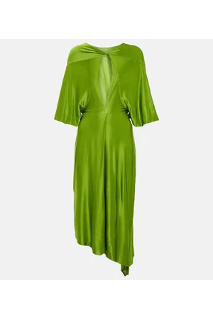 Victoria Beckham Midikleid aus Satin