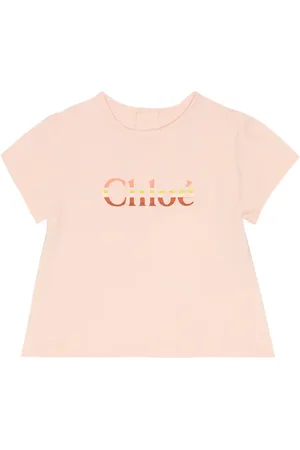 Chloé Chloé Kids Baby Bedrucktes T-Shirt aus Baumwolle
