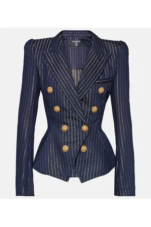 Balmain Blazer aus Denim