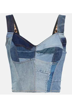 Dolce & Gabbana Top aus Denim