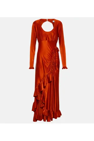 Paco rabanne Maxikleid aus Satin