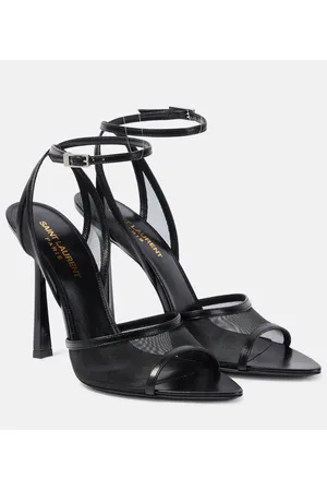 Saint Laurent Sandalen Missy 110 aus Mesh mit Leder