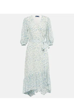Ralph Lauren Bedrucktes Midikleid aus Georgette