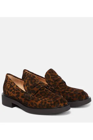 Gianvito Rossi Loafers Harris aus Veloursleder