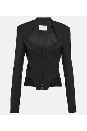 DION LEE Jacke aus einem Wollgemisch