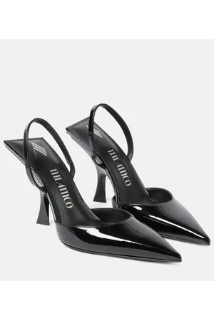 The Attico Mules Ester aus Lacklederimitat