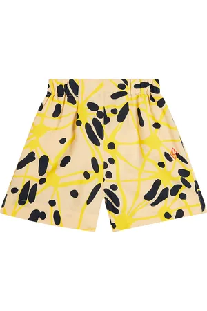 The Animals Observatory Shorts Monkey aus Leinen und Baumwolle