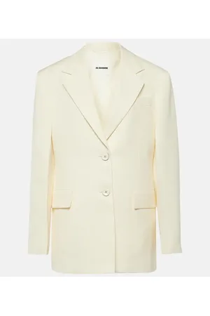 Jil Sander Oversize-Blazer aus einem Seidengemisch