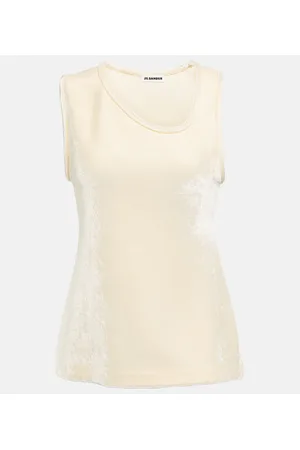 Jil Sander Top aus Samt
