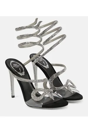 RENE CAOVILLA Verzierte Sandalen Snake 105