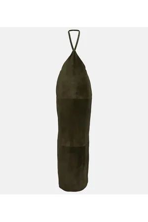 Alaïa Alaïa Maxirock aus Veloursleder