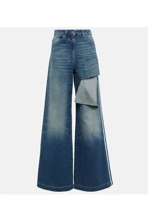 Peter Do High-Rise Wide-Leg Jeans