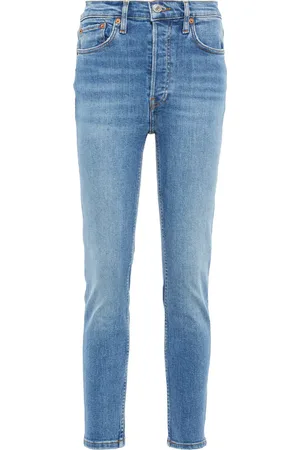 RE/DONE High-Rise Skinny Jeans