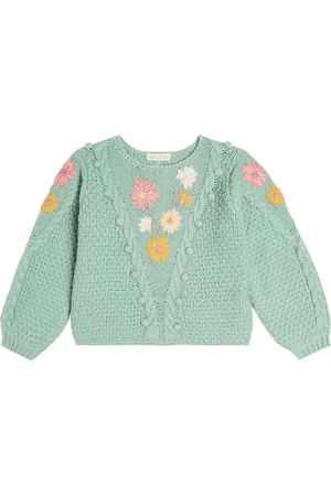 Louise Misha Bestickter Pullover Acacia