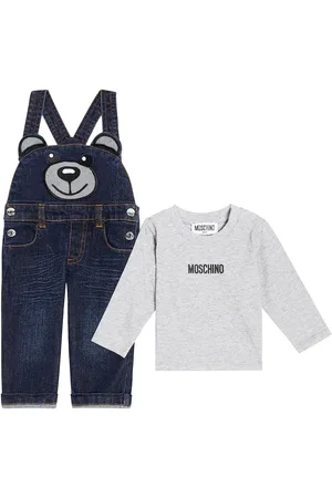 Moschino Baby Set aus Latzhose und Top