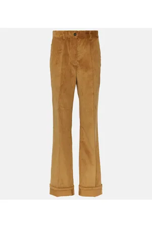 Miu Miu Low-Rise-Hose aus Cord
