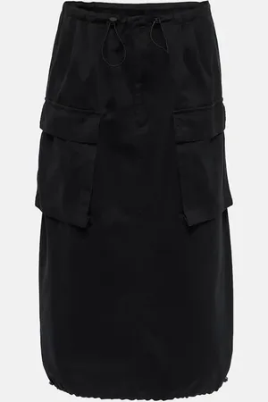 Maison Margiela Midirock aus Baumwoll-Gabardine