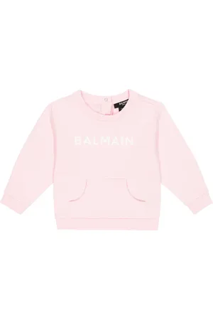 Balmain Baby Sweatshirt aus Baumwoll-Jersey