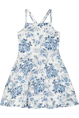 Ralph Lauren Kleid aus Leinen und Baumwolle