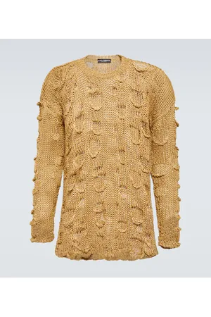 Dolce & Gabbana Pullover Re-Edition aus Seide und Leinen