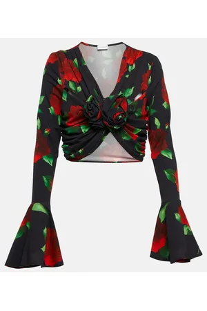 MAGDA BUTRYM Bedrucktes Cropped-Top