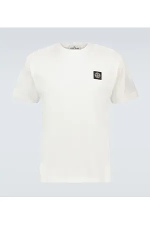 Stone Island T-Shirt Compass aus Baumwoll-Jersey