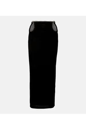 DION LEE Midirock aus Jersey