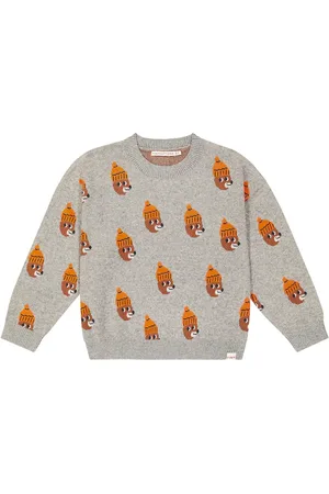 Tiny Cottons Pullover Bears aus Baumwolle und Wolle