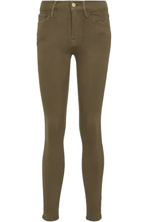 Frame Mid-Rise Jeans Le Skinny de Jeanne