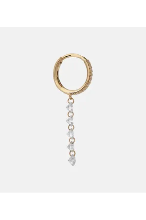 PERSÉE Persée Einzelner Ohrring Mini aus 18kt Gelbgold mit Diamanten
