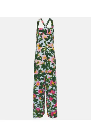 Oscar de la Renta Jumpsuit aus einem Baumwollgemisch