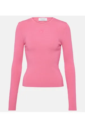 Marine Serre Top Core aus Jersey