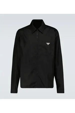 Prada Hemdjacke aus Re-Nylon