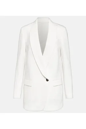 Brunello Cucinelli Blazer aus einem Baumwollgemisch