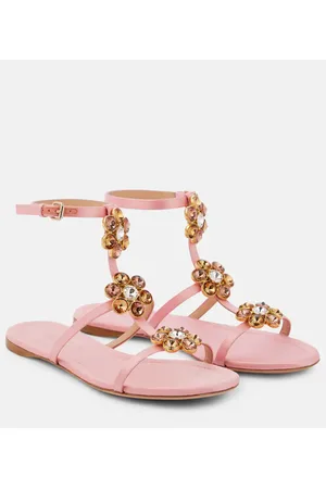 Giambattista Valli Verzierte Sandalen Jaipur aus Satin