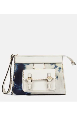 Chloé Chloé Clutch Edith aus Leinen