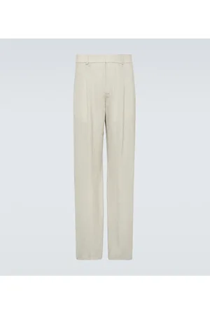 Bottega Veneta Weite Hose aus einem Wollgemisch