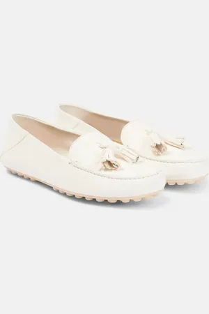 Loro Piana Mokassins Dot Sole aus Leder