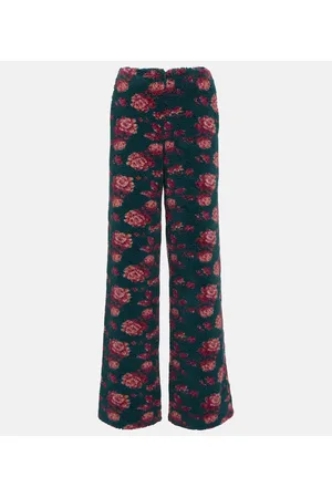 MAGDA BUTRYM High-Rise-Hose aus Teddyfleece