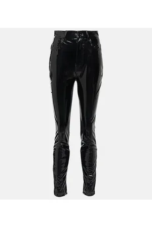 Dolce & Gabbana Schmale High-Rise-Hose aus Jersey