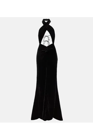 Alessandra Rich Robe aus einem Seidengemisch