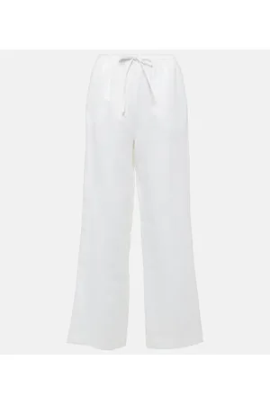 ASCENO Gerade Hose Aurelia aus Leinen